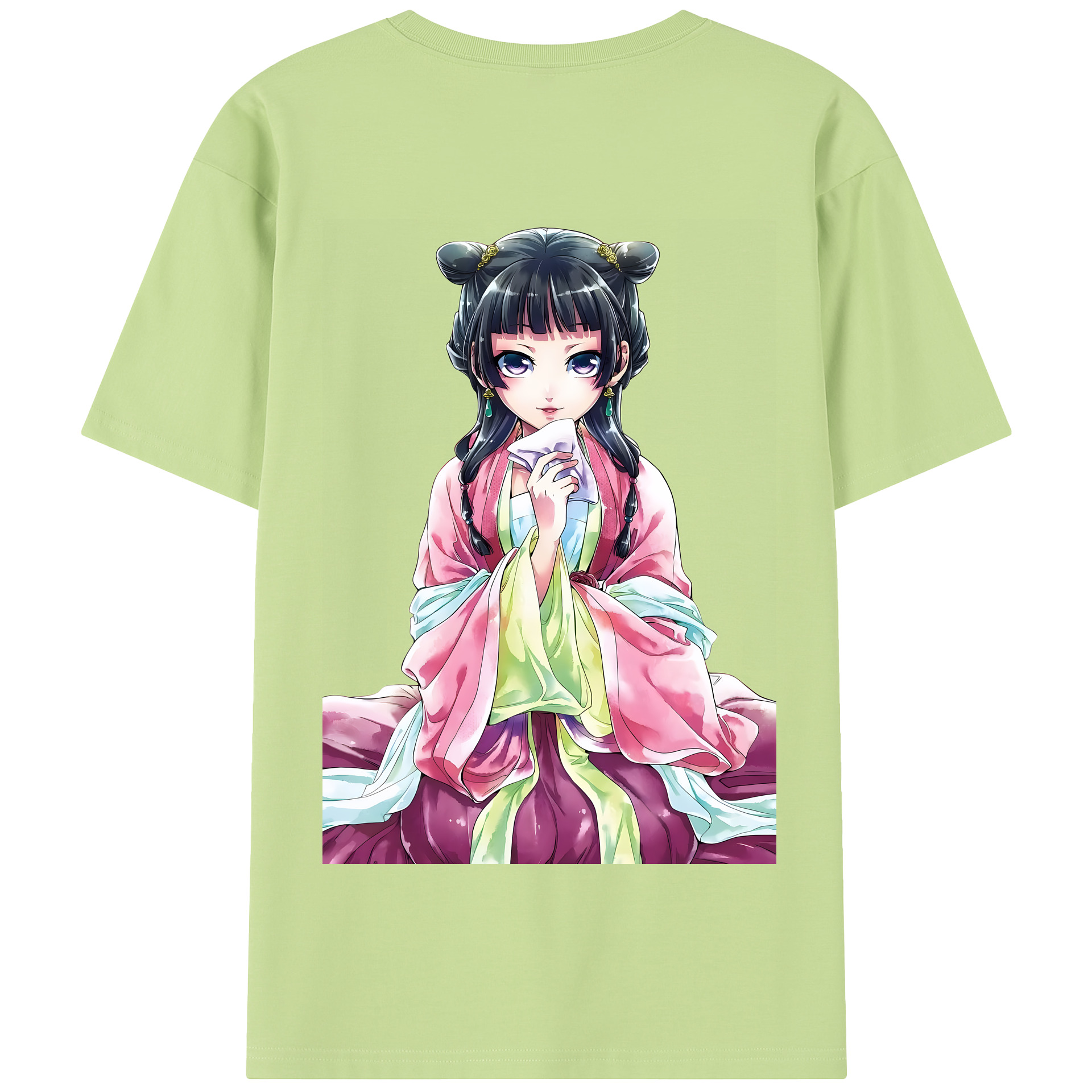 （画像用） 薬屋のひとりごと The Apothecary Diaries 綿100％半袖Tシャツ（背面プリント）